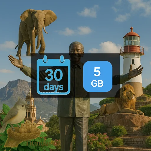 South Africa - 5 GB - 30 days