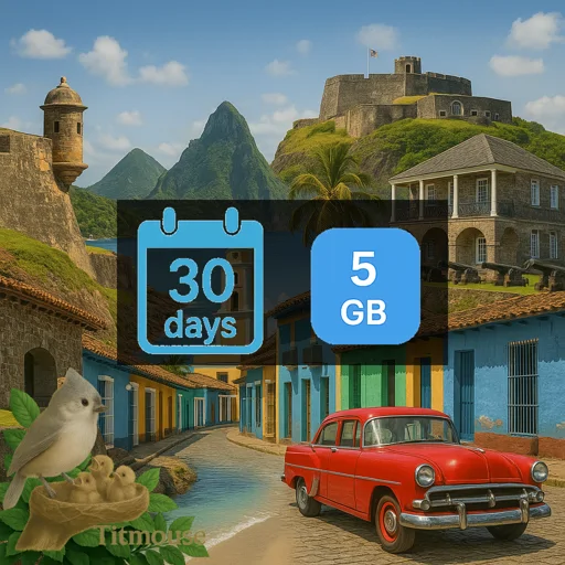 Caribbean Islands - 5 GB - 30 Days