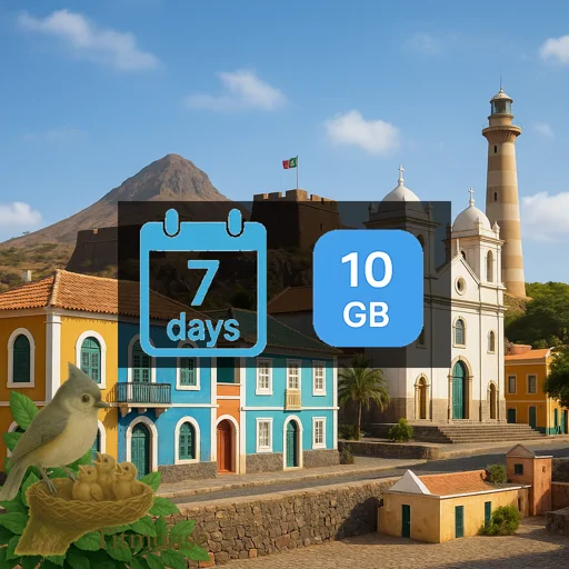 Cape Verde - 10 GB - 7 days