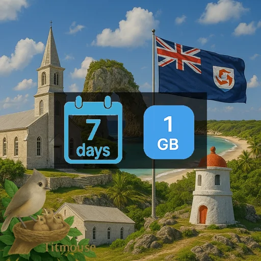 Anguilla - 1 GB - 7 Days