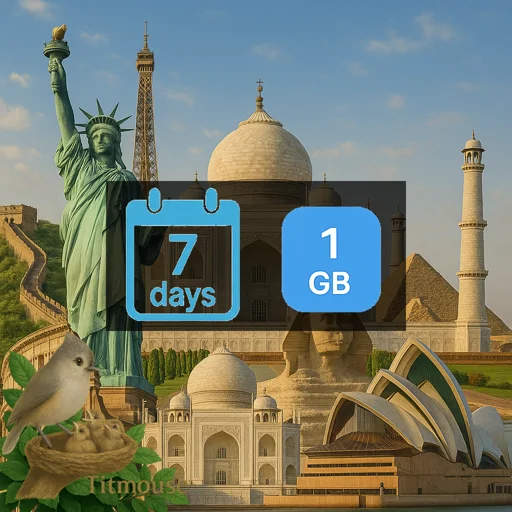 Latin America - 1 GB - 7 days