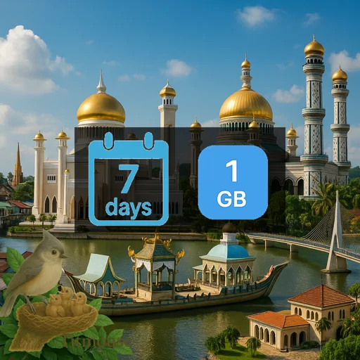Brunei - 1 GB - 7 Days