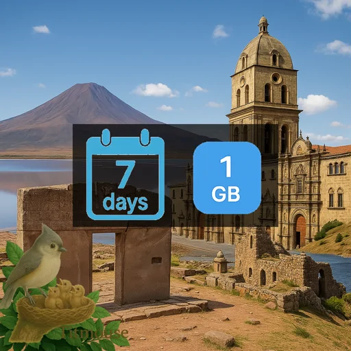 Bolivia - 1 GB - 7 days