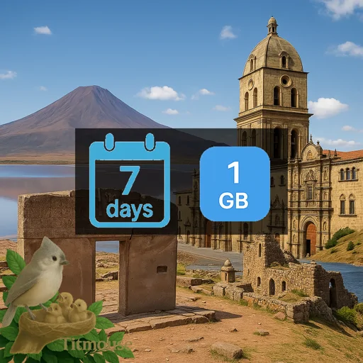 Bolivia - 1 GB - 7 Days