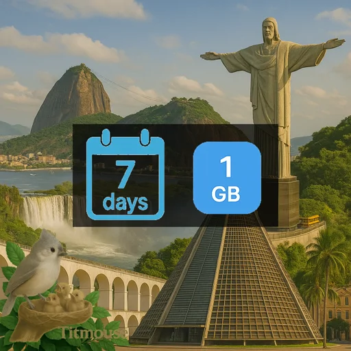 Brazil - 1 GB - 7 days