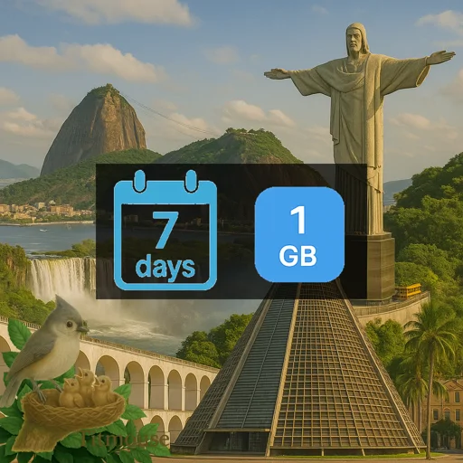 Brazil - 1 GB - 7 days