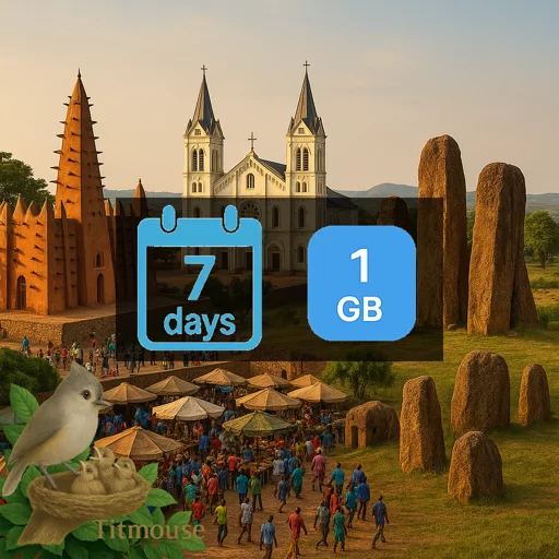 Central African Republic - 1 GB - 7 Days