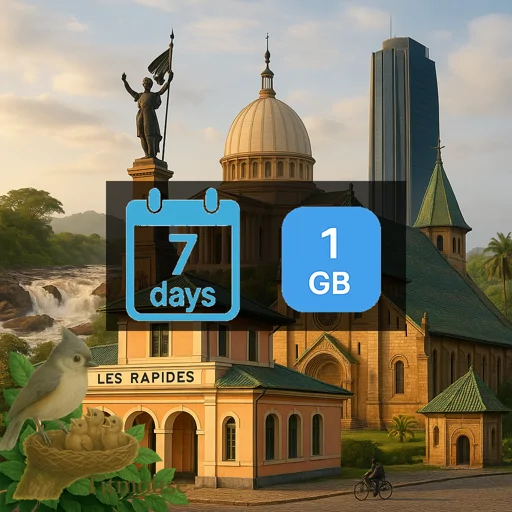 Republic of the Congo - 1 GB - 7 days