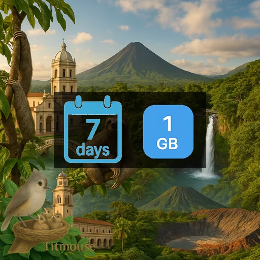 Costa Rica - 1 GB - 7 Days