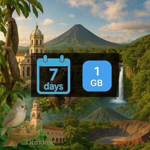 Costa Rica - 1 GB - 7 Days