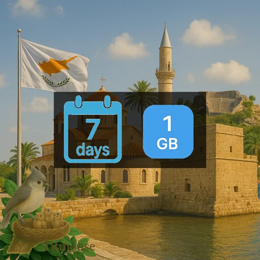 Cyprus - 1 GB - 7 days