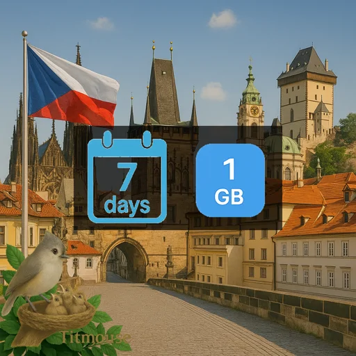 Czech Republic - 1 GB - 7 Days