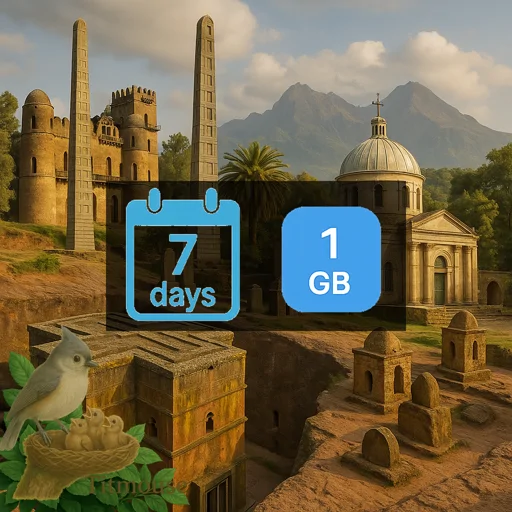 Ethiopia - 1 GB - 7 Days