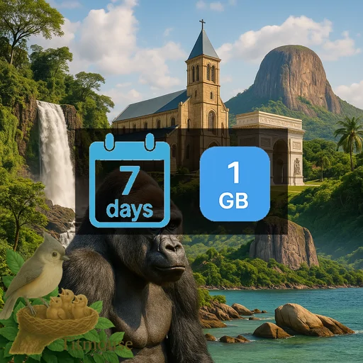 Gabon - 1 GB - 7 Days