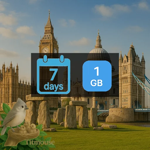 United Kingdom - 1 GB - 7 Days