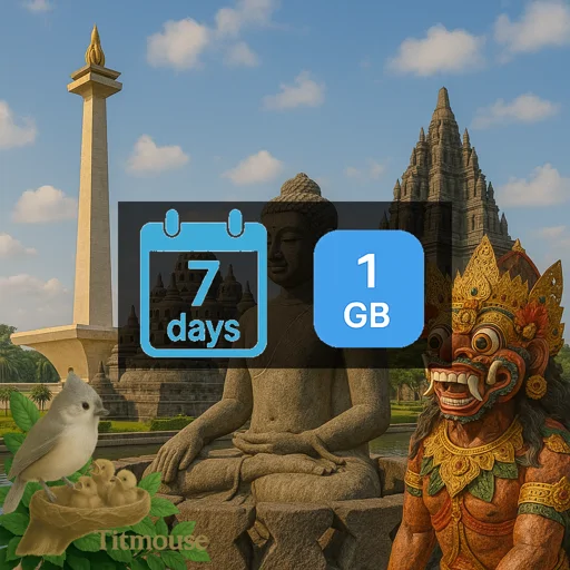 Indonesia - 1 GB - 7 Days