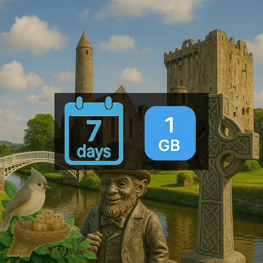 Ireland - 1 GB - 7 Days