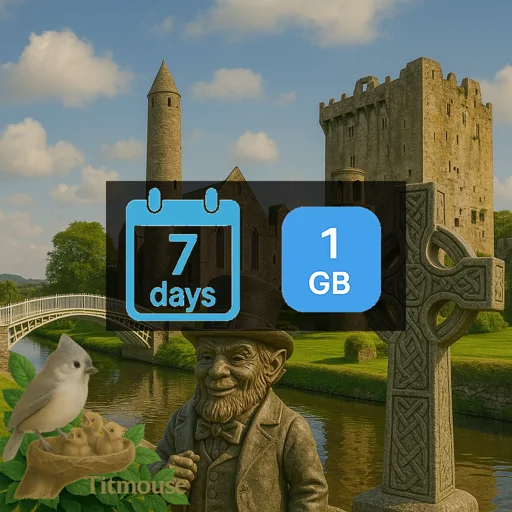 Ireland - 1 GB - 7 Days