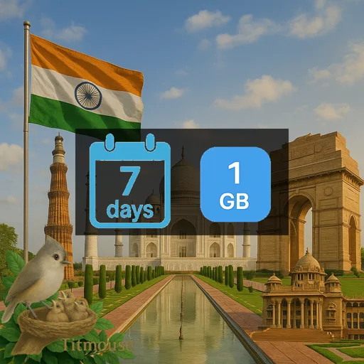 India - 1 GB - 7 days