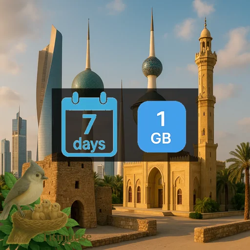 Kuwait - 1 GB - 7 days