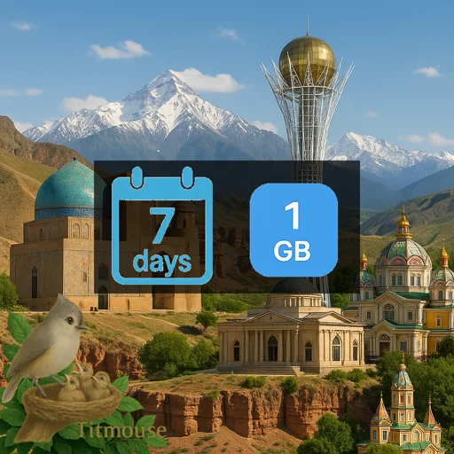 Kazakhstan - 1 GB - 7 Days