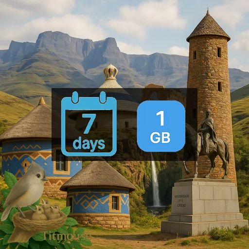 Lesotho - 1 GB - 7 days
