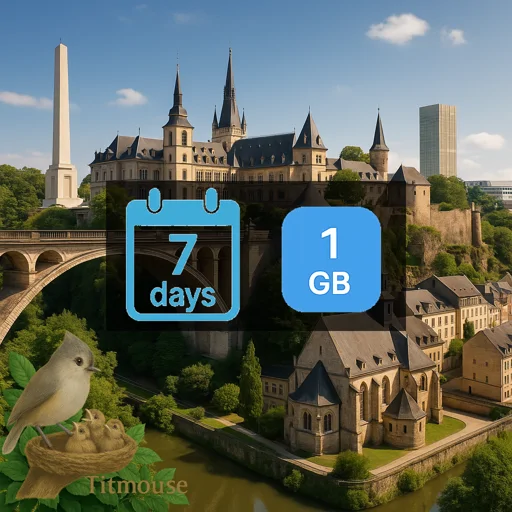 Luxembourg - 1 GB - 7 days