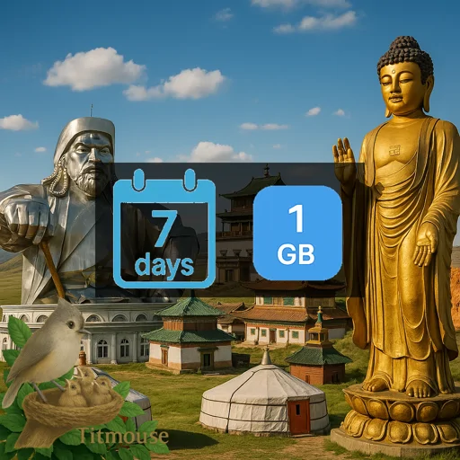 Mongolia - 1 GB - 7 Days