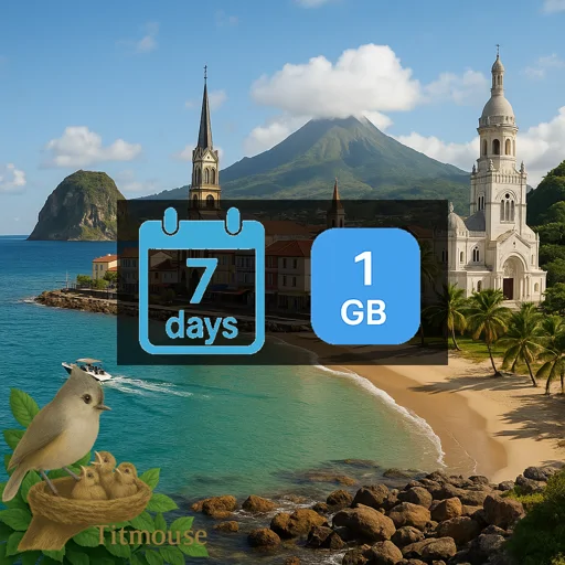 Martinique - 1 GB - 7 Days