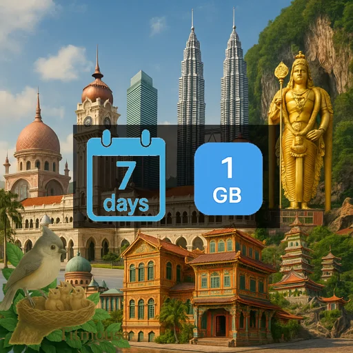 Malaysia - 1 GB - 7 Days