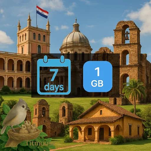 Paraguay - 1 GB - 7 Days