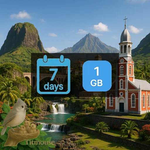 Réunion - 1 GB - 7 Days