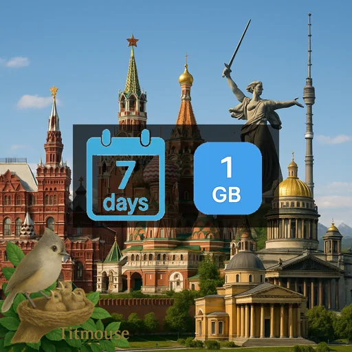 Russia - 1 GB - 7 Days