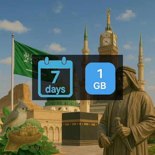 Saudi Arabia - 1 GB - 7 Days