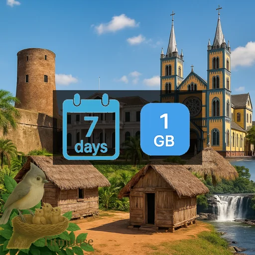 Suriname - 1 GB - 7 Days