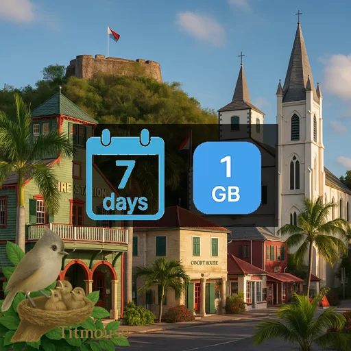 Sint Maarten (Dutch Part) - 1 GB - 7 days