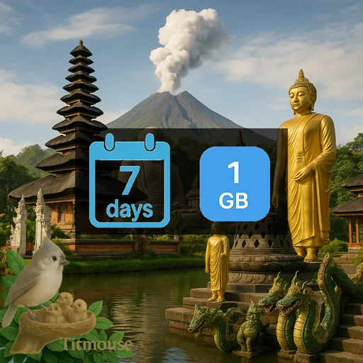 Timor - Leste - 1 GB - 7 days