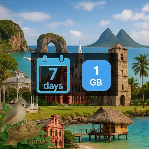 Trinidad and Tobago - 1 GB - 7 Days