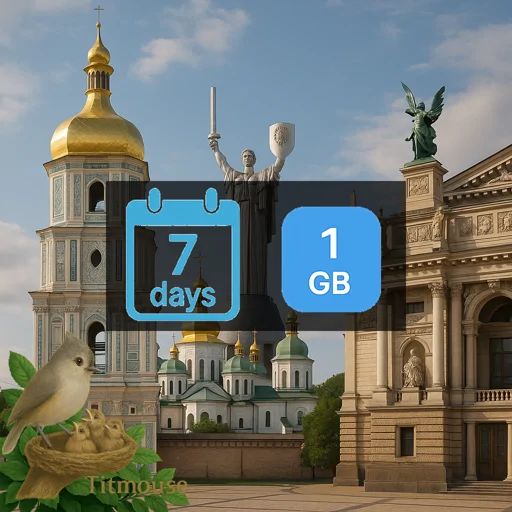 Ukraine - 1 GB - 7 Days
