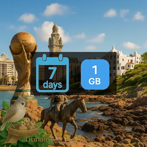 Uruguay - 1 GB - 7 Days