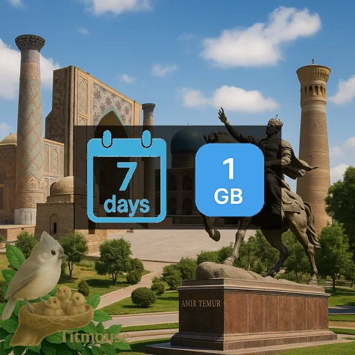 Uzbekistan - 1 GB - 7 days