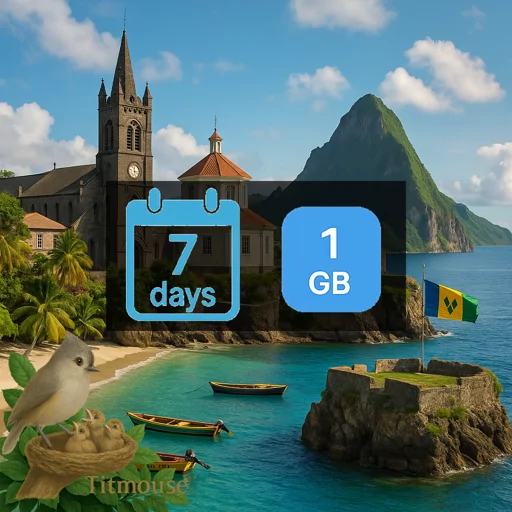 Saint Vincent and the Grenadines - 1 GB - 7 Days