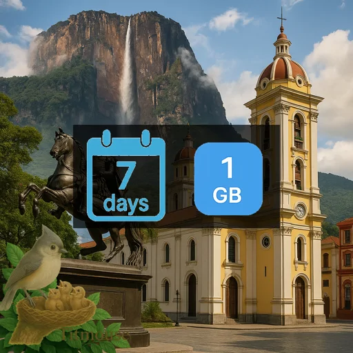 Venezuela - 1 GB - 7 Days