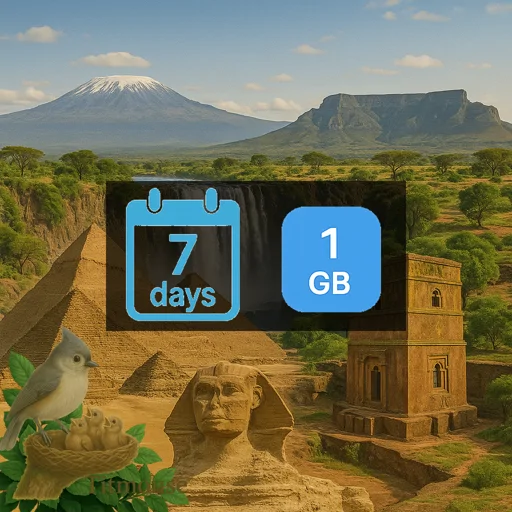 Africa - 1 GB - 7 Days