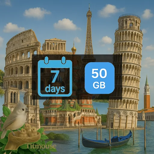 Europe - 50 GB - 7 days