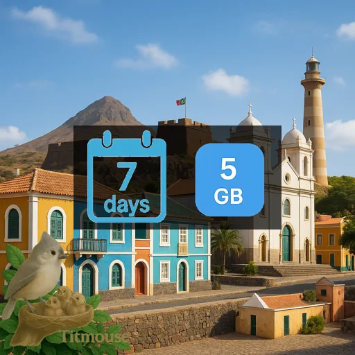 Cape Verde - 5 GB - 7 days