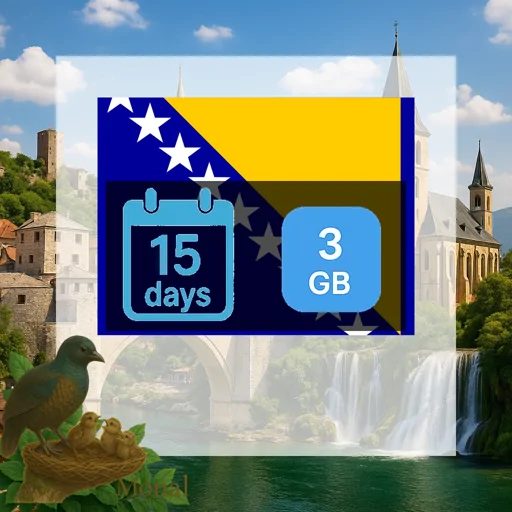 Bosnia and Herzegovina 3GB 15Days