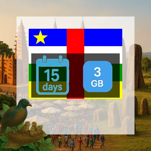 Central African Republic 3GB 15Days