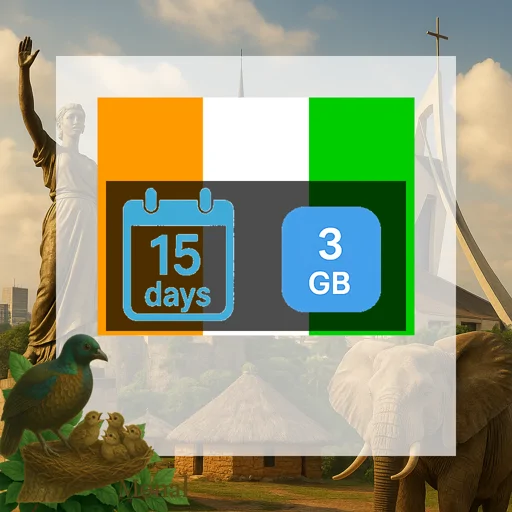 Cote d'Ivoire 3GB 15Days