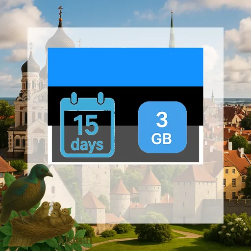 Estonia 3GB 15Days